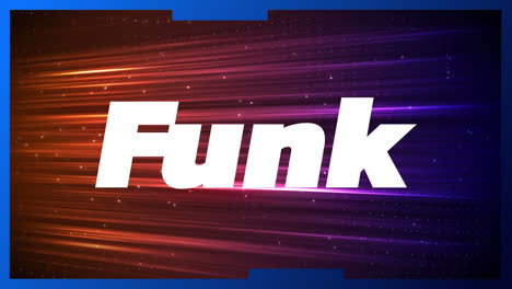Animation-of-funk-text-over-colorful-moving-stripes-on-dark-background