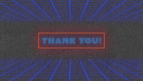 Animation-of-thank-you-text-over-grid-on-dark-background