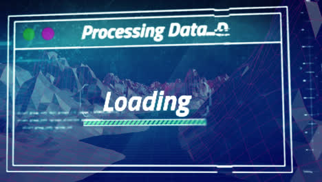 Animation-of-data-processing-over-digital-mountains