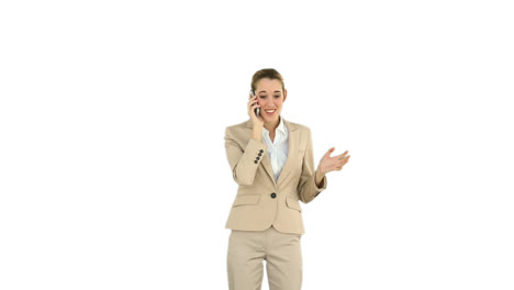 Businesswoman-speaking-on-the-phone