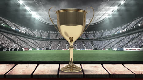Animation-of-gold-cup-in-sports-stadium
