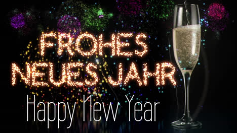Animation-Eines-Frohes-Neues-Jahr-Textes-Mit-Explodierendem-Feuerwerk-Und-Einem-Glas-Champagner