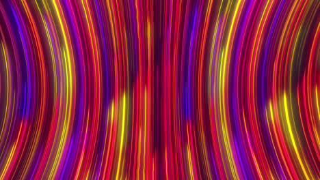 Animation-Von-Mehrfarbigen-Neonlichtspuren,-Die-Sich-In-Hypnotischer-Bewegung-Auf-Einer-Nahtlosen-Schleife-Bewegen