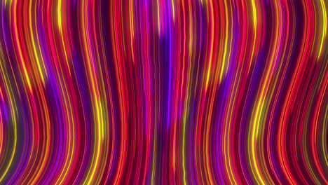 Animation-Von-Mehrfarbigen-Neonlichtspuren,-Die-Sich-In-Hypnotischer-Bewegung-Auf-Einer-Nahtlosen-Schleife-Bewegen
