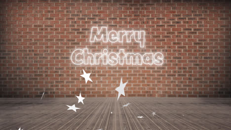 Animation-of-merry-christmas-text-over-falling-stars