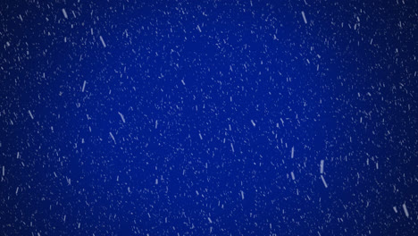 Animation-of-snow-falling-over-blue-background