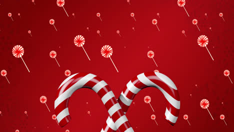 Animation-of-falling-lollipops-over-candy-canes