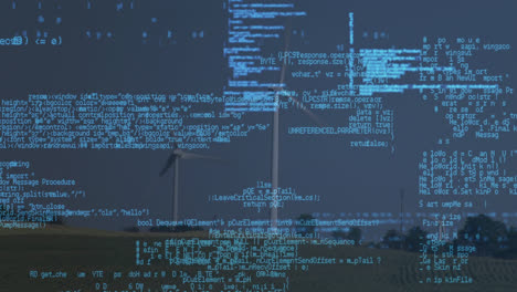 Animation-of-data-processing-over-wind-turbines-and-sky