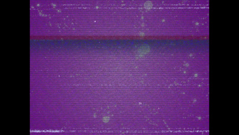 Animation-Von-Interferenzen-über-Leuchtenden-Punkten-Auf-Violettem-Hintergrund