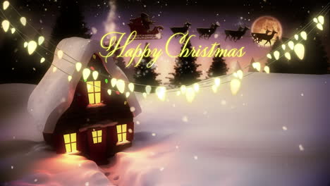 Animation-Eines-Fröhlichen-Weihnachtstextes-über-Der-Winterlandschaft