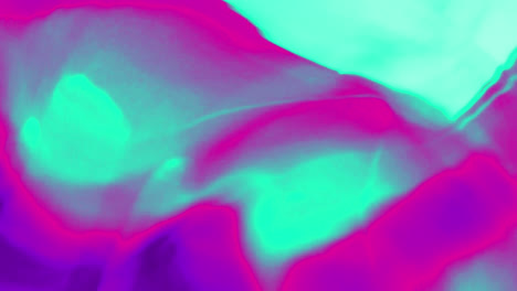 Animation-Von-Sich-Bewegenden-Roten-Formen-Und-Violetten-Wellen-Auf-Weißem-Hintergrund