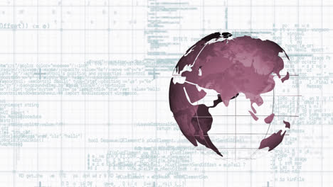 Animación-Del-Procesamiento-De-Datos-Del-Globo-Y-De-La-Cuadrícula.