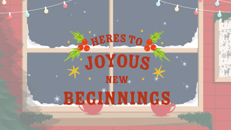 Animation-of-merry-christmas-text-over-window