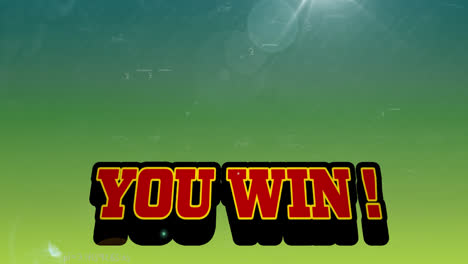 You-win-text-banner-over-mathematical-equations-floating-against-green-and-blue-gradient-background