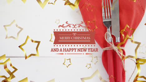 Animation-of-merry-christmas-text-over-cutrely