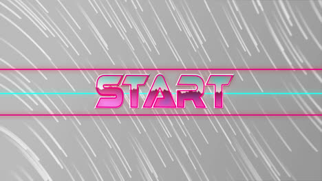 Animation-of-start-text-over-moving-white-light-trails