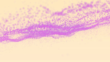 Animation-of-purple-spots-on-pink-background