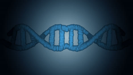 Makroanimation-Eines-Grauen-3D-DNA-Strangs,-Der-Sich-Dreht