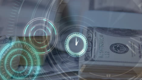 Animation-of-clock-over-banknotes