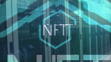 Animation-of-nft-text-over-server-room