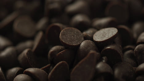 Video-of-close-up-of-multiple-chocolate-chip-background