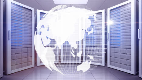 Animation-of-globe-rotating-over-servers