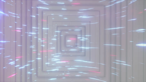 Animation-of-light-trails-over-white-squares