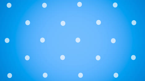 Animation-of-white-dots-christmas-pattern-on-blue-background