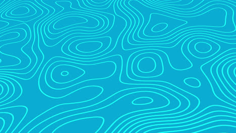 Animation-of-blue-wave-line-pattern-moving-over-blue-background