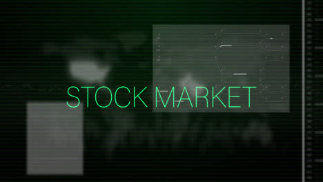 Animation-of-stock-market-text-over-data-processing