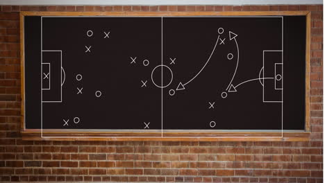 Animation-of-tactical-football-game-plan-on-chalkboard