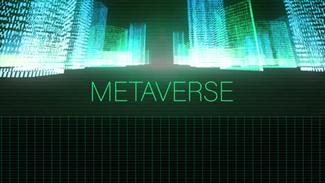 Animation-of-metaverse-text-over-digital-city