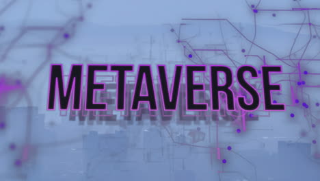 Animation-of-metaverse-text-and-data-processing-over-cityscape