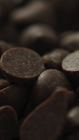 Video-of-close-up-of-multiple-chocolate-chip-background