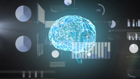 Animation-of-human-brain-and-data-processing