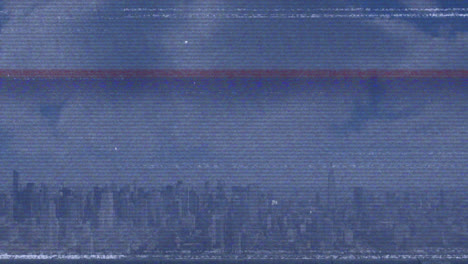 Animation-of-interference-over-cityscape-and-clouds