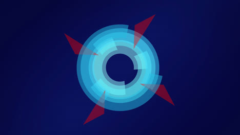 Animation-of-blue-circles-on-blue-backrgound