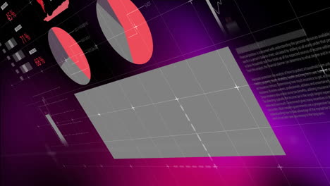 Animation-Der-Statistischen-Datenverarbeitung-Vor-Violettem-Hintergrund-Mit-Farbverlauf