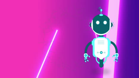 Animation-of-ai-chat-bot-over-neon-background