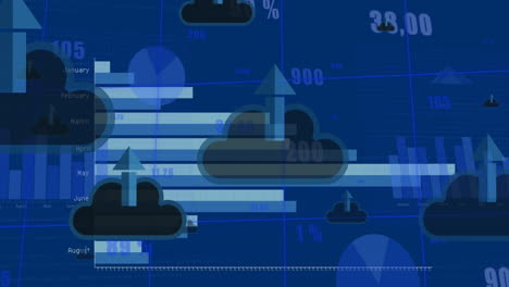 Eine-Digitale-Collage-Stellt-Cloud-Computing-Und-Datenanalyse-Dar
