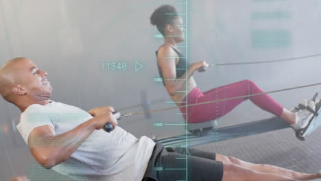 Animation-of-processing-data-over-diverse-group-training-on-rowing-machines-at-gym
