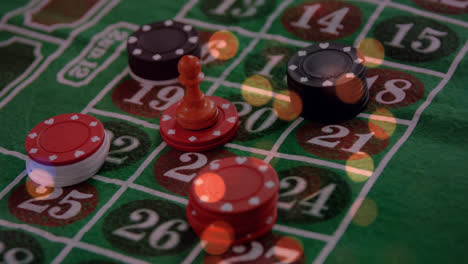 Animation-of-spots-over-chips-in-casino