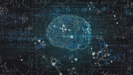 Animation-of-mathematical-equations-and-data-processing-over-human-brain