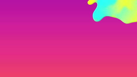 Animation-Eines-Mehrfarbigen-Flüssigkeitsmusters-Auf-Einem-Hintergrund-Mit-Farbverlauf