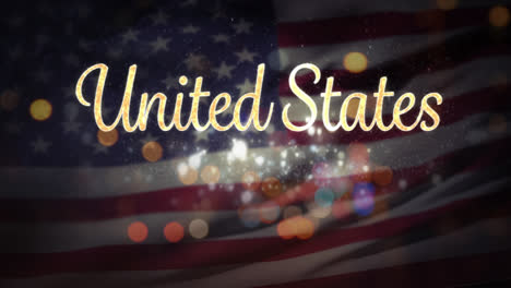Animation-Des-Textes-Der-Vereinigten-Staaten-Von-Amerika-über-Der-Flagge-Der-Vereinigten-Staaten-Von-Amerika