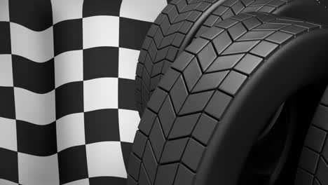 Animation-of-tyres-over-finishing-line