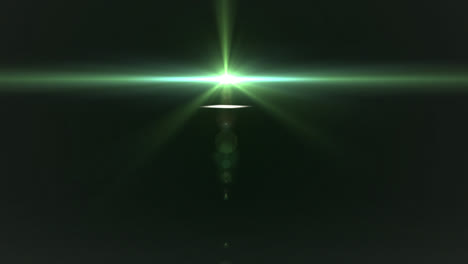 Digitale-Animation-Einer-Grünen-Lichtspur-Vor-Kopierraum-Auf-Schwarzem-Hintergrund