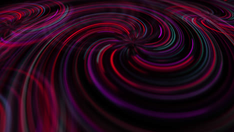 Animation-of-colorful-light-trails-on-black-background