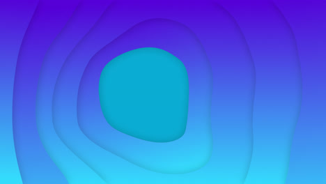 Animation-Eines-Violetten-Wellenmusters,-Das-Sich-über-Einen-Blauen-Hintergrund-Bewegt