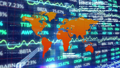 Global-stock-market-data-is-displayed-on-screens,-with-vibrant-colors